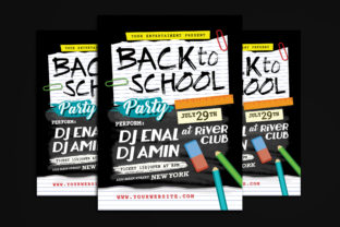 Back to School Party Flyer: A Versatile Template for Events and Promotions