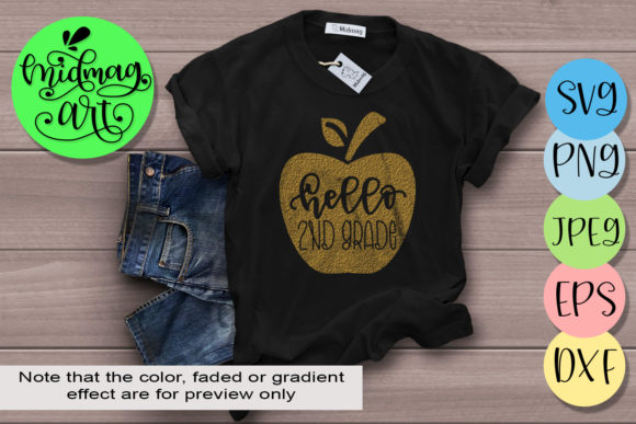 Hello 2nd Grade: Back to School Designs for Creators