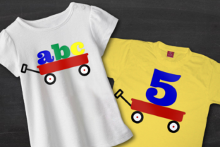 Little Red Wagon: A Versatile SVG Set for Birthdays, Back to School, and Everyday Creativity